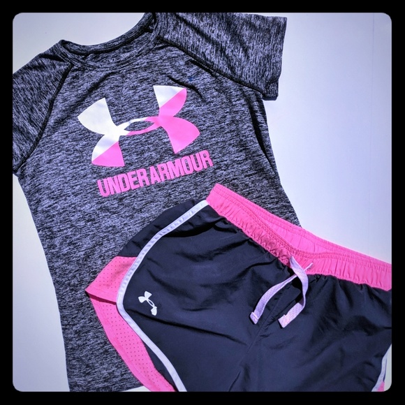 Under Armour Other - 💜 Under Armour Girls Top & Bottom Outfit 💜